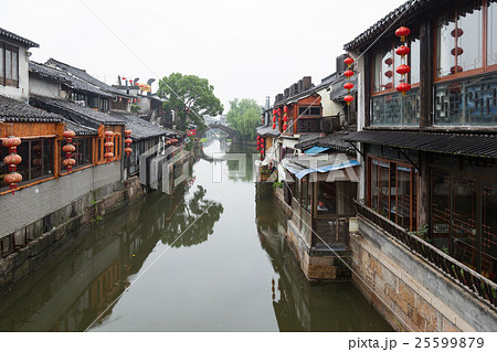 上海_西塘水郷風景 25599879