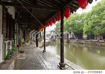 上海_西塘水郷風景 25599884