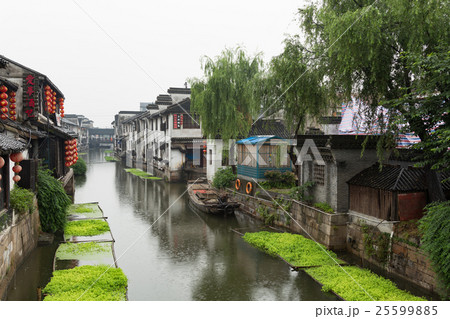 上海_西塘水郷風景 25599885