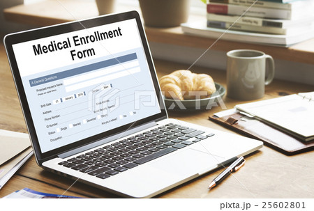 Medical Enrollment Form Document Medicare Concept Medical Enrollment Form Document Medicare Concept 25602801