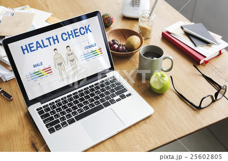 Health Check Annual Checkup Body Biology Concept Health Check Annual Checkup Body Biology Concept 25602805