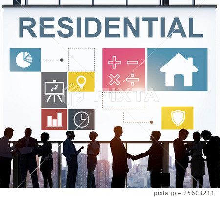 Residential Property Investment House Chart Concept 25603211