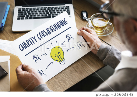 Crowd Funding Funding Give Help Nonprofit Concept 25603348