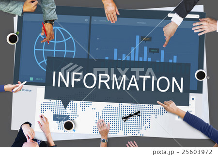 Information Data Details Facts Research Graphic Concept 25603972