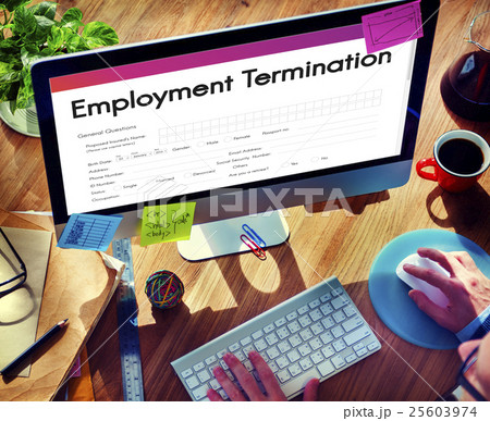 Employment Termination Form Document Concept Employment Termination Form Document Concept 25603974