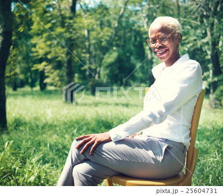 Businesswoman African Descent Management Concept Businesswoman African Descent Management Concept 25604731