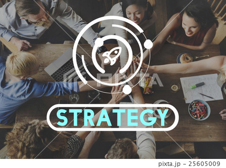 Strategy Successful Target Growth Progress Concept Strategy Successful Target Growth Progress Concept 25605009