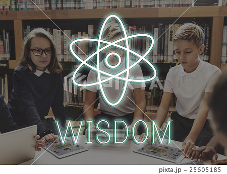Education Science Physics Graphic Icons Concept 25605185