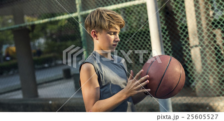 Basketball Athlete Sport Skill Playing Exercise Concept 25605527