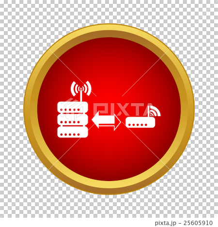 The database is connected to the router icon 25605910