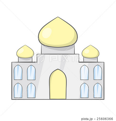 Taj Mahal, India icon, cartoon style Taj Mahal, India icon, cartoon style 25606366
