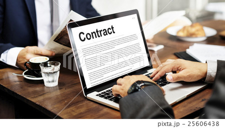 Business Contract Terms Legal Agreement Concept 25606438