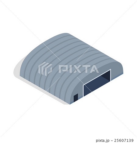Hangar icon, isometric 3d style Hangar icon, isometric 3d style 25607139
