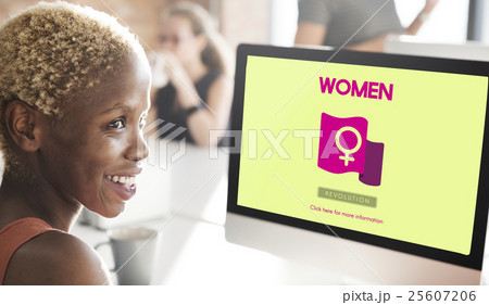 Woman Power Feminist Equal Rights Concept 25607206