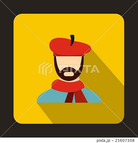 Artist icon in flat style Artist icon in flat style 25607308