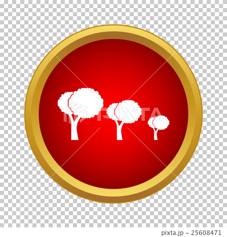 Trees icon, simple style Trees icon, simple style 25608471