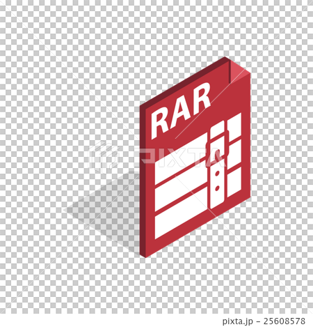 ArchiveRAR icon, isometric 3d style ArchiveRAR icon, isometric 3d style 25608578