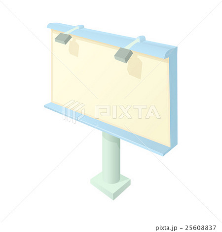 Billboard icon in cartoon style 25608837