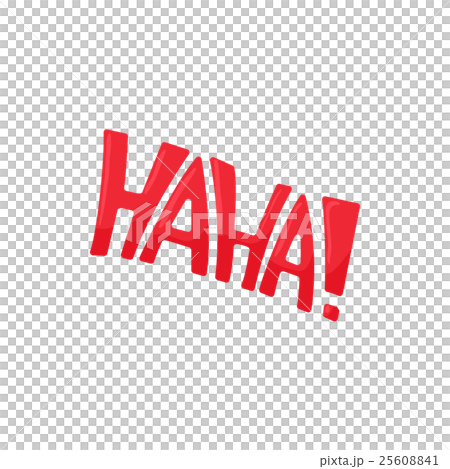 Haha icon in cartoon style 25608841