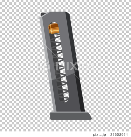 Gun magazine icon in cartoon style 25608954