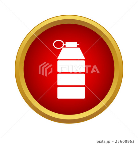 Grenade icon in simple style 25608963