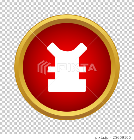 Bulletproof icon in simple style Bulletproof icon in simple style 25609100