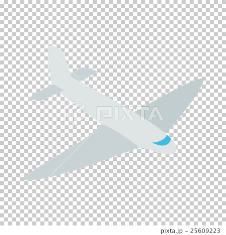 Passenger plane icon, isometric 3d style 25609223