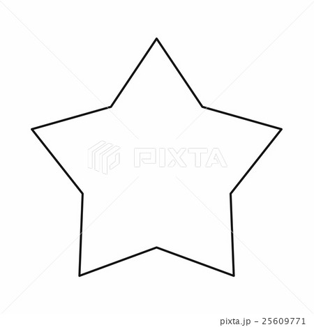 Star icon, outline style Star icon, outline style 25609771