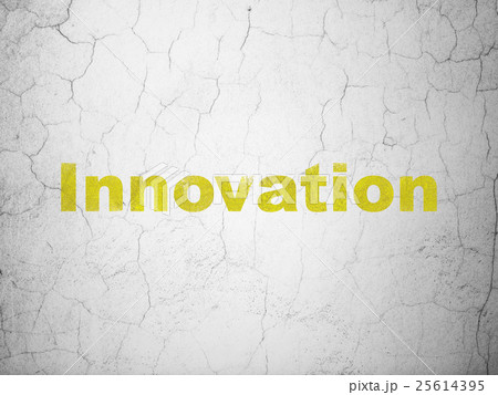 Finance concept: Innovation on wall background 25614395