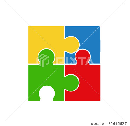 Puzzle vector illustration art on white background 25616627