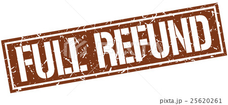full refund square grunge stamp 25620261