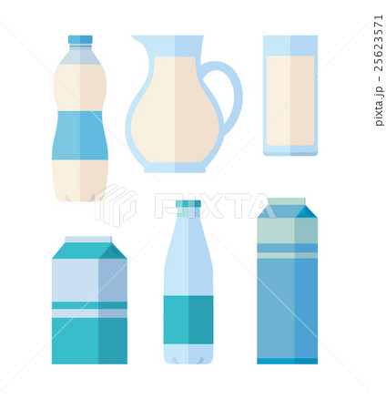 Set of Traditional Dairy Products from Milk Set of Traditional Dairy Products from Milk 25623571