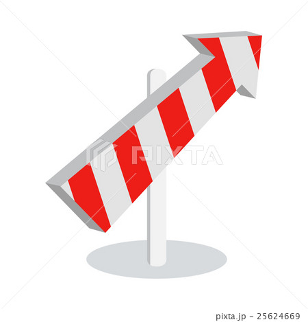 Direction Arrow Icon Sign Symbol Isolated on White 25624669