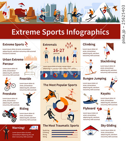 Extreme Sports Infographics 25625403