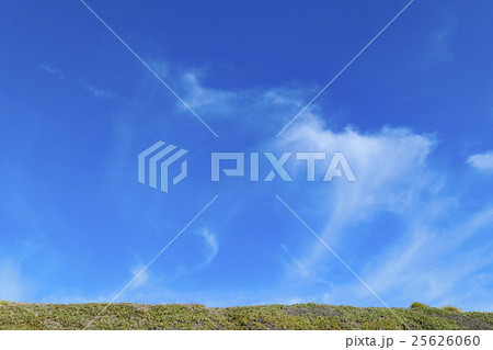 見上げる土手の上の青空 見上げる土手の上の青空 25626060