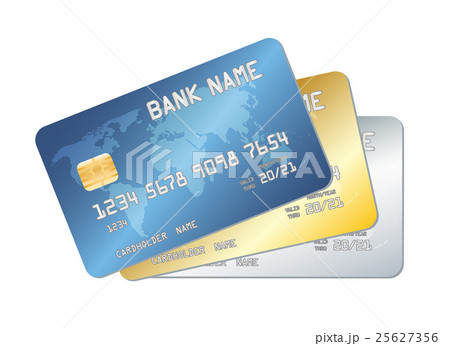 blue gold silver credit card vector blue gold silver credit card vector 25627356