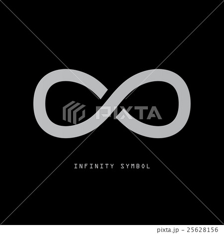 Infinity Symbol on Dark Background 25628156