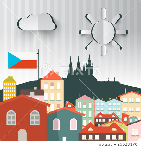 Prague Town. The Capital City of Czech Republic. Prague Town. The Capital City of Czech Republic. 25628170