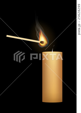 a candle with a match a candle with a match 25628299