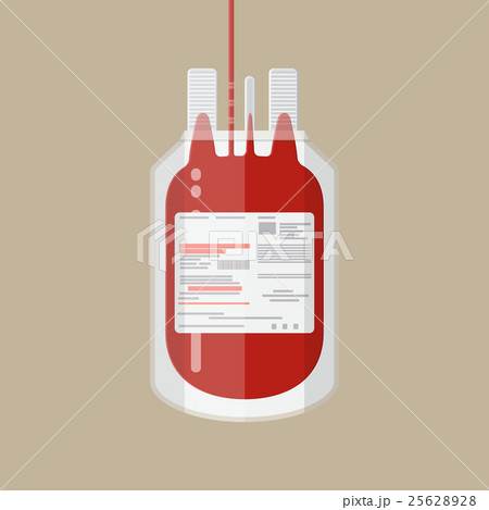Plastic blood bag. Donate concept 25628928