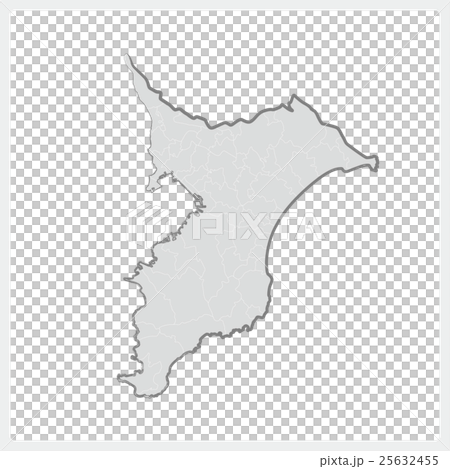 筆で描いた千葉県 25632455
