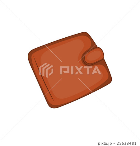 Brown leather wallet icon, cartoon style Brown leather wallet icon, cartoon style 25633481