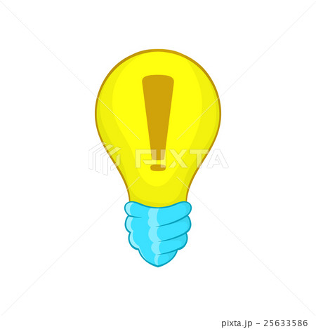 Light bulb idea icon, cartoon style Light bulb idea icon, cartoon style 25633586