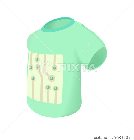 Electronic t-shirt icon, cartoon style Electronic t-shirt icon, cartoon style 25633587