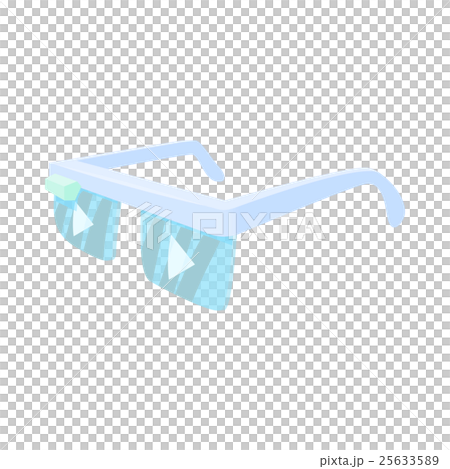 Smart glasses icon, cartoon style 25633589