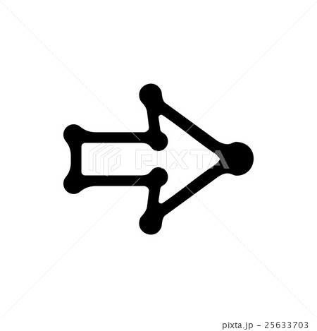 Right arrow with thick contour icon, simple style Right arrow with thick contour icon, simple style 25633703