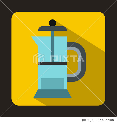 French press coffee maker icon 25634400