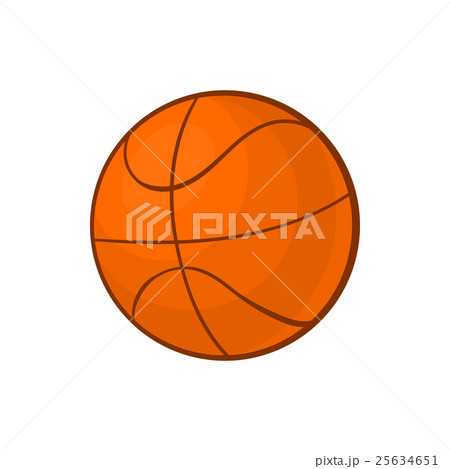 Basketball ball icon in cartoon style 25634651