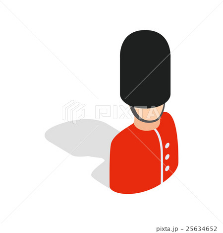 Royal guardsman icon, isometric 3d style 25634652