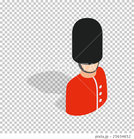 Royal guardsman icon, isometric 3d style 25634652